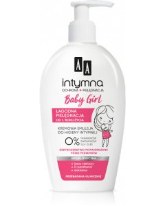 AA Intymna Baby Girl 0% Emulsja do higieny intymnej od 1. roku życia dozownik 300 ml