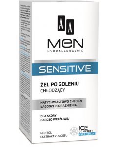 AA Men Sensitive Żel po goleniu chłodzący do skóry bardzo wrażliwej 100 ml