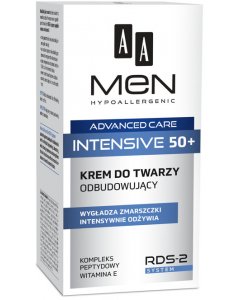 AA Men Advanced Care intensive 50+ Krem do twarzy odbudowujący 50 ml