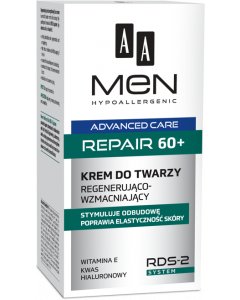 AA Men Advanced Care repair 60+ Krem do twarzy regenerująco-wzmacniający 50 ml
