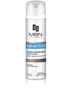 AA Men Sensitive pianka do golenia nawilżająca do skóry bardzo wrażliwej 250 ml