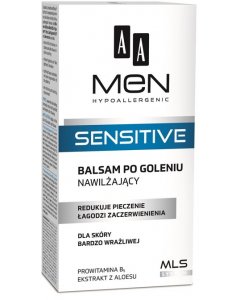 AA Men Sensitive Balsam po goleniu nawilżający do skóry bardzo wrażliwej 100 ml