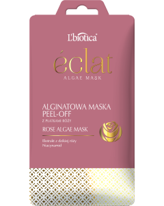 L'BIOTICA Eclat DIY Maska Peel-off z Płatkami Róży i Niacynamidem 10 g
