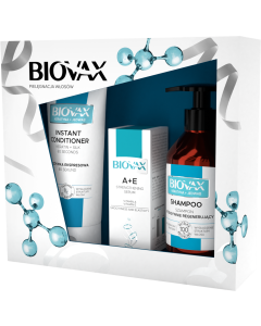 Zestaw BIOVAX Keratyna & Jedwab – szampon + odżywka + serum
