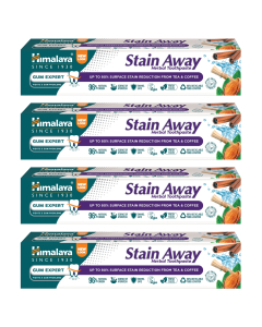 ZESTAW Himalaya Ziołowa pasta na przebarwienia zębów od kawy i herbaty Stain Away 75 ml 4 SZUKI