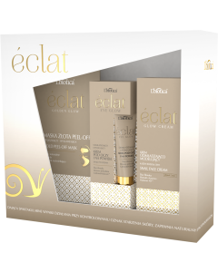 Zestaw L’BIOTICA  Eclat – krem do twarzy + krem pod oczy + maska peel-off
