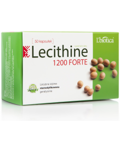 L'BIOTICA Lecytyna 1200 Forte 50 kapsułek suplement diety