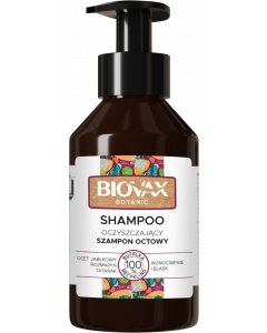 BIOVAX Botanic Oczyszczający szampon octowy 200 ml