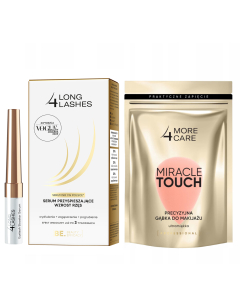 Zestaw Long4Lashes Serum przyspieszające wzrost rzęs 3 ml + MORE4CARE Precyzyjna gąbka do makijażu 1 szt.
