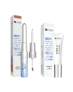 AA WINGS OF COLOR Mix It Nude Praline, 0,2g+7,5g +  AA WINGS OF COLOR Pump It Glass, 10ml