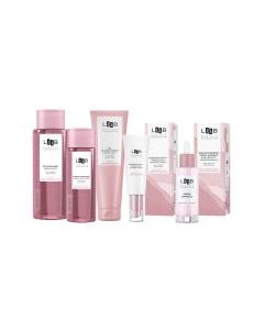 AA LAAB Nawilżający zestaw do pielęgnacji twarzy  - płyn micelarny, tonik, żel do mycia twarzy, krem SPF 30, serum